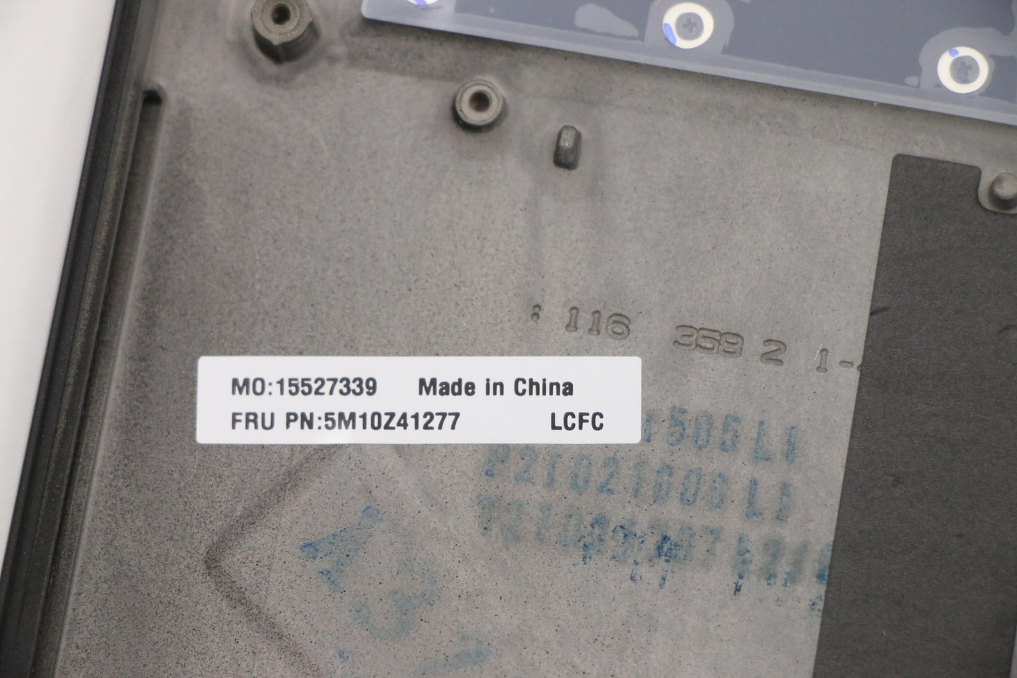 Lenovo Mech_Asm Ccov Bl Kbd Fra Uk(Sn - 5M10Z41277