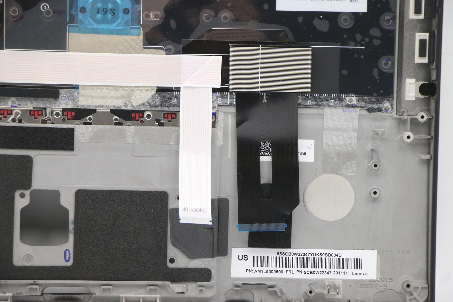 Lenovo Mech_Asm Ccov Bl Kbd Gre Us(Lt - 5M10Z41284