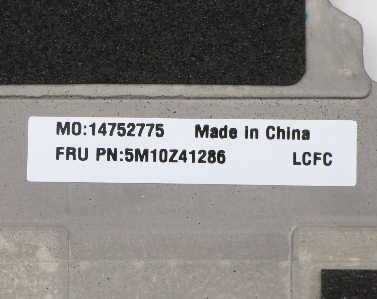 Lenovo Mech_Asm Ccov Bl Kbd Hbw Us(Lt - 5M10Z41286