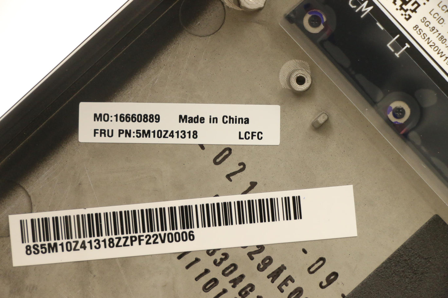 Lenovo Mech_Asm Ccov Bl Kbd Rus Us(Lt - 5M10Z41318