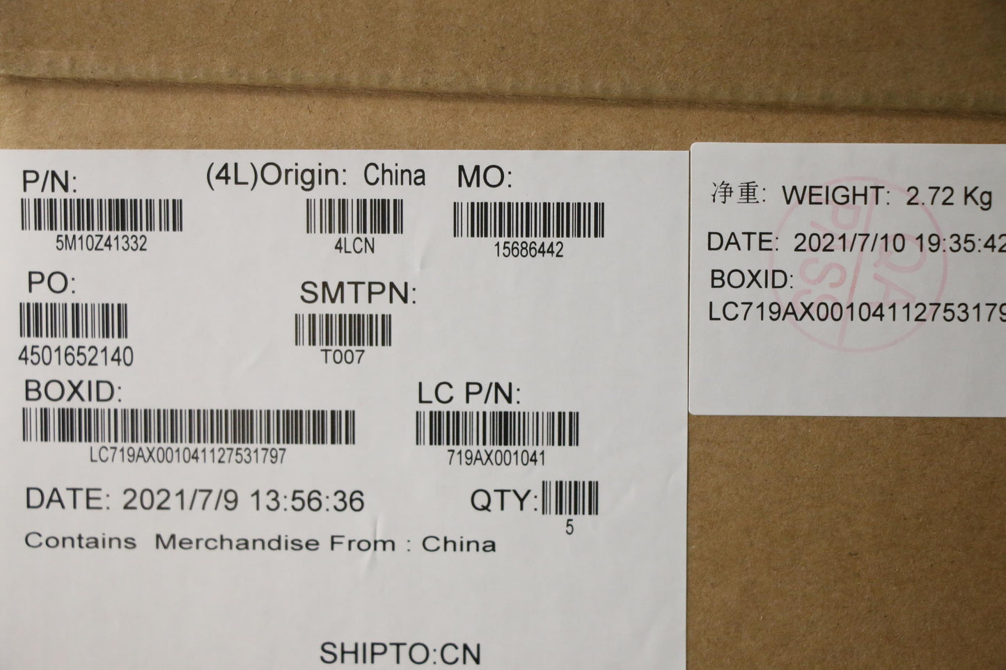 Lenovo Mech_Asm Ccov Bl Kbd Tc Us(Ltn - 5M10Z41332