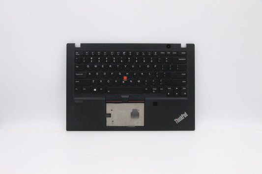 Lenovo C-Cover with Keyboard, USA English, Black, Backlit, Fingerprint - 5M10Z41371
