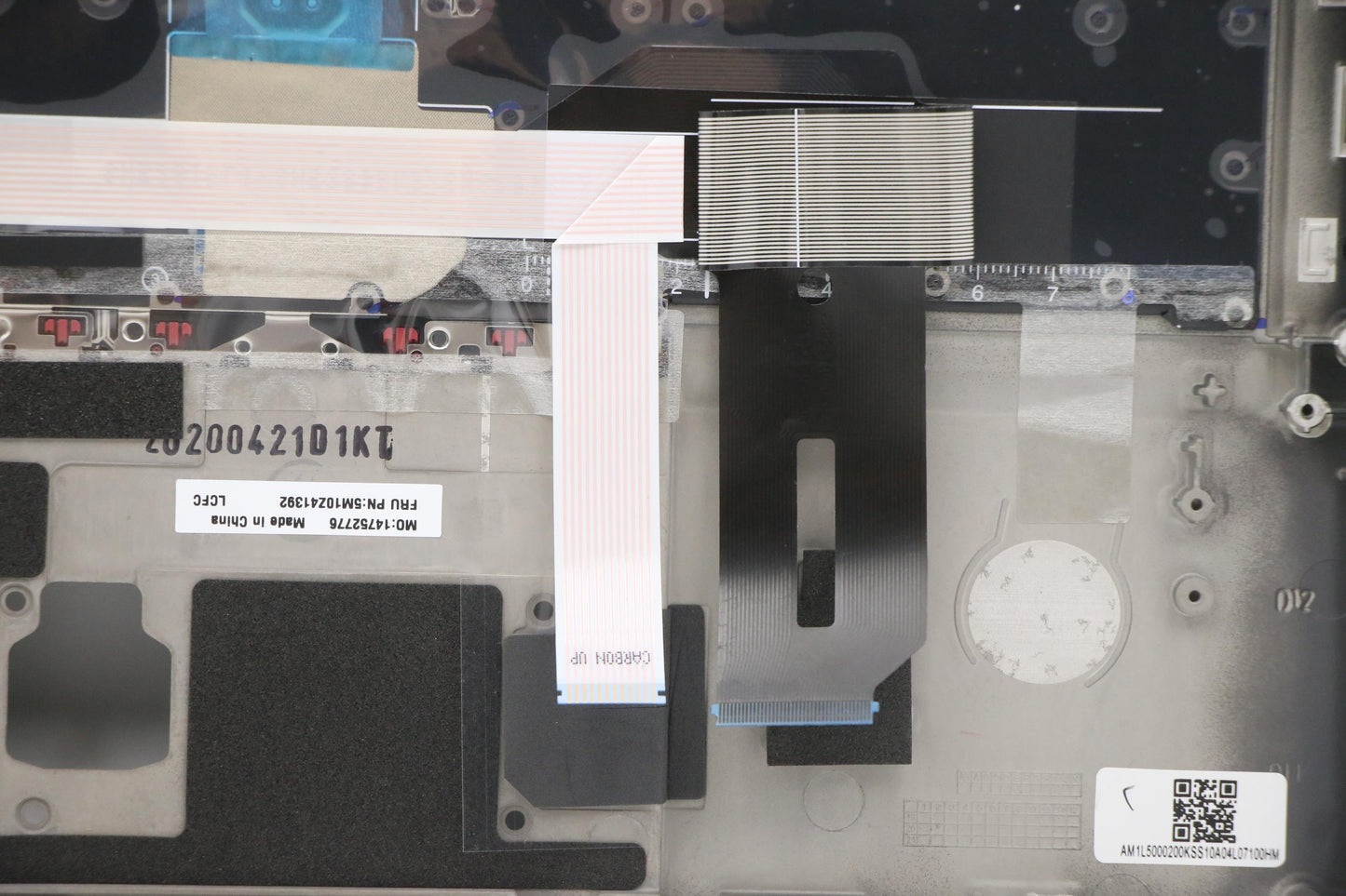 Lenovo Mech_Asm Ccov Bl Kbd Hbw Us(Lt - 5M10Z41392
