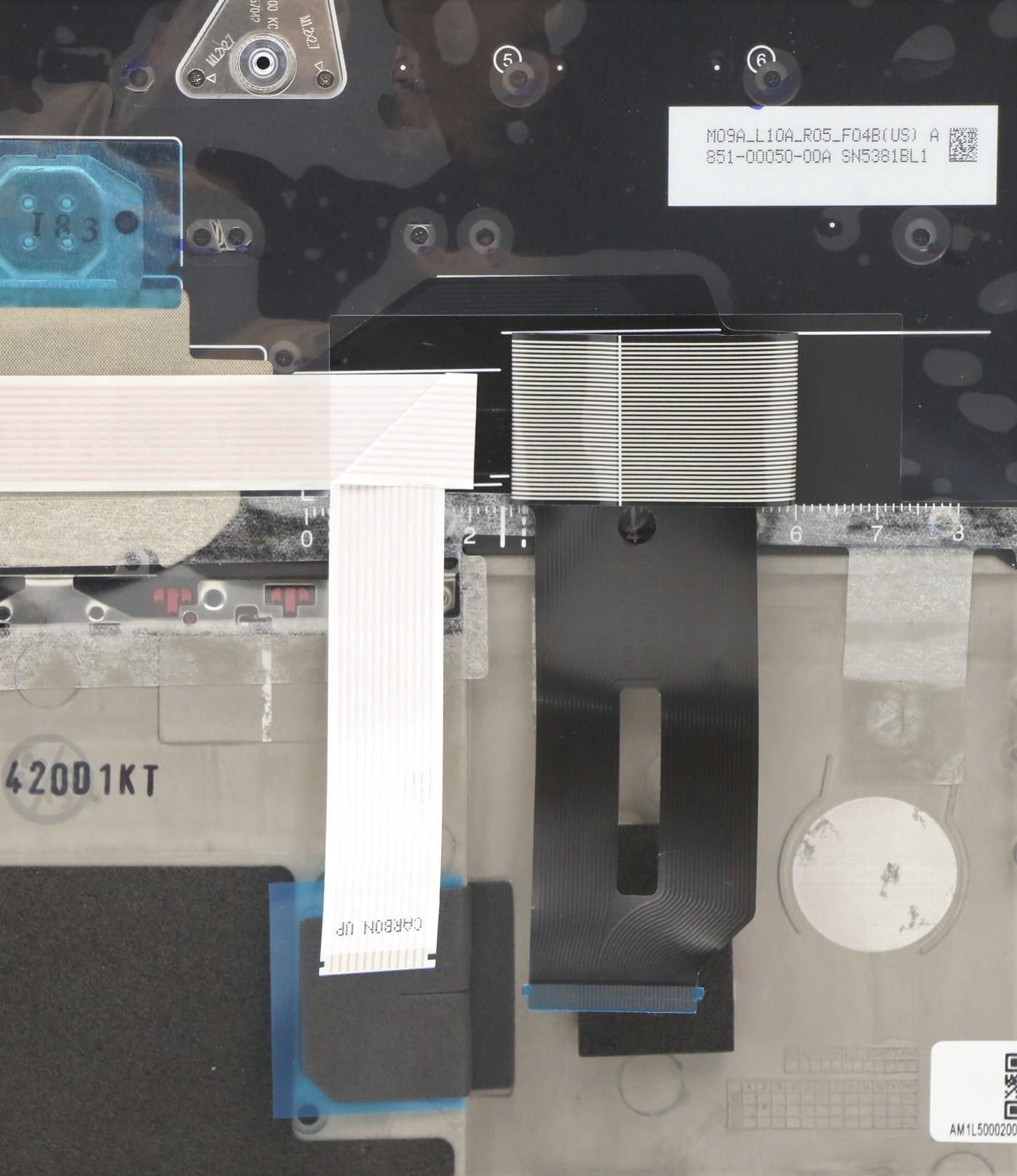 Lenovo Mech_Asm Ccov Bl Kbd Ukr Us(Lt - 5M10Z41452