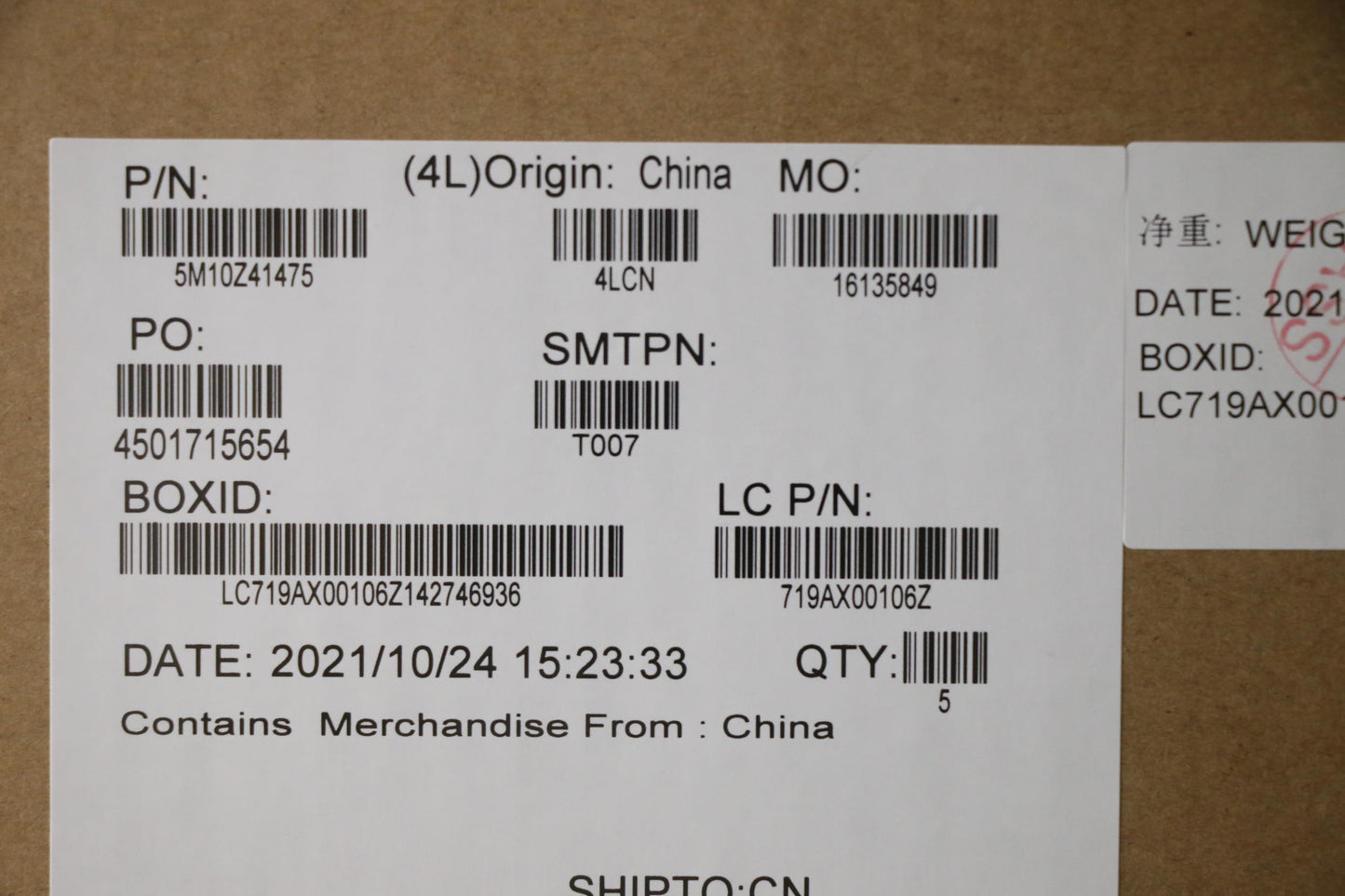 Lenovo Mech_Asm Ccov Blkb Den Uk(Ltn) - 5M10Z41475