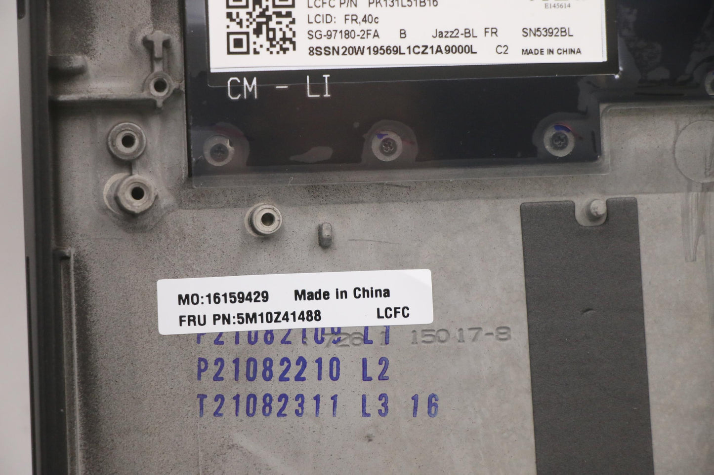 Lenovo Mech_Asm Ccov Blkb Fra Uk(Snx) - 5M10Z41488