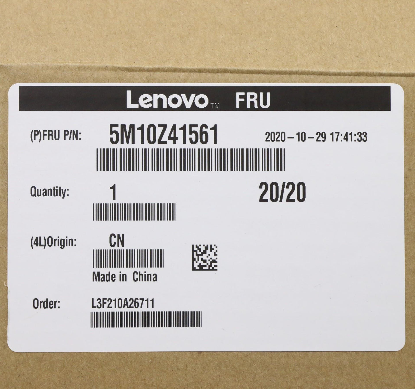 Lenovo Mech_Asm Ccv Blkb Bel Uk(Ltn)S - 5M10Z41561