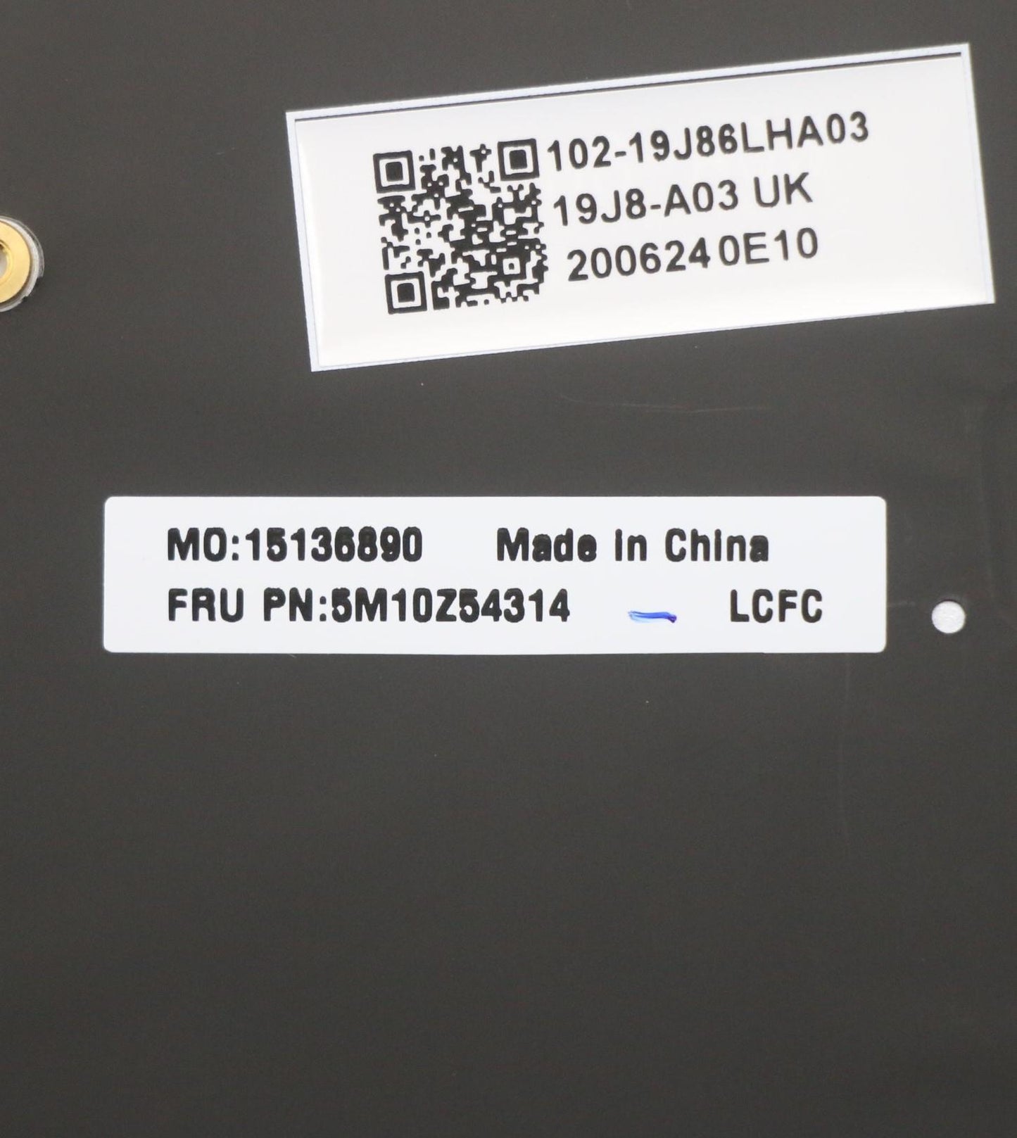 Lenovo Mech_Asm Kb W/Kb Mlr Num Bl(Ch - 5M10Z54314