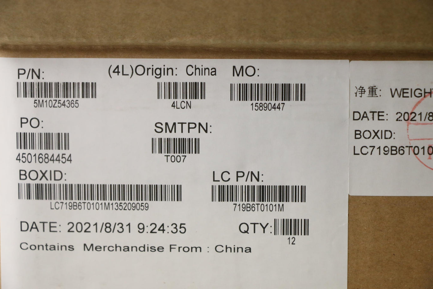 Lenovo Mech_Asm Kb W/Kb Mlr Num Bl(Ch - 5M10Z54365