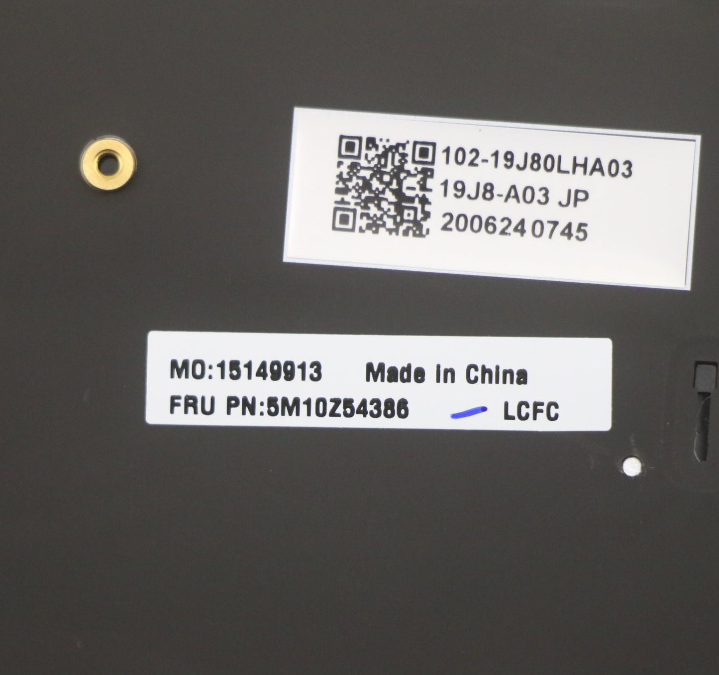 Lenovo Mech_Asm Kb W/Kb Mlr Num Bl(Ch - 5M10Z54386