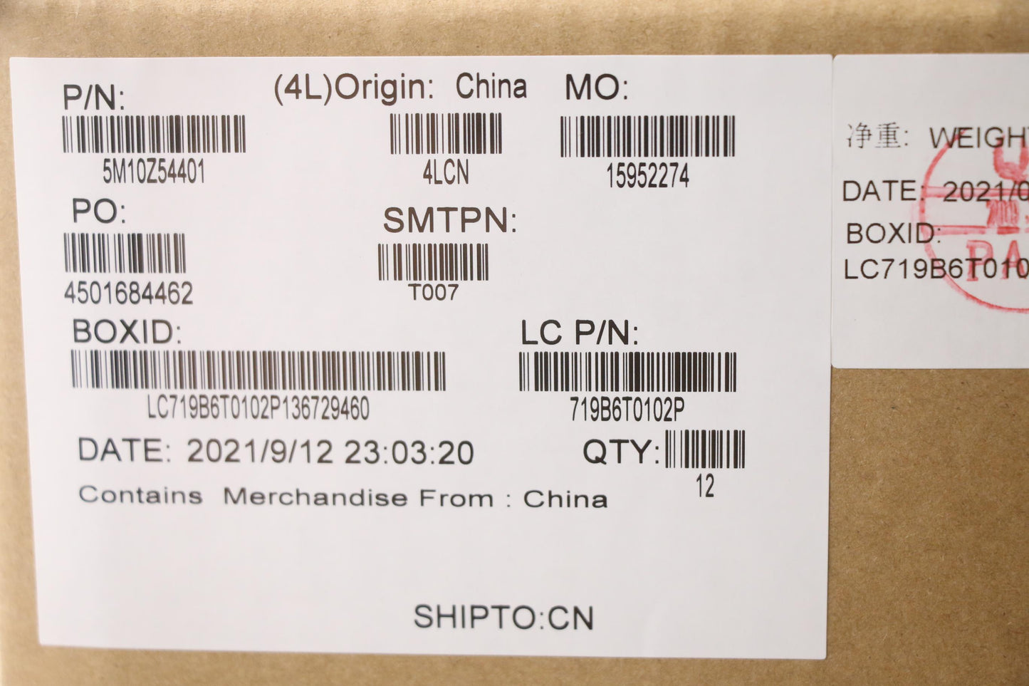 Lenovo Mech_Asm Kb W/Kb Mlr Num Bl(Ch - 5M10Z54401