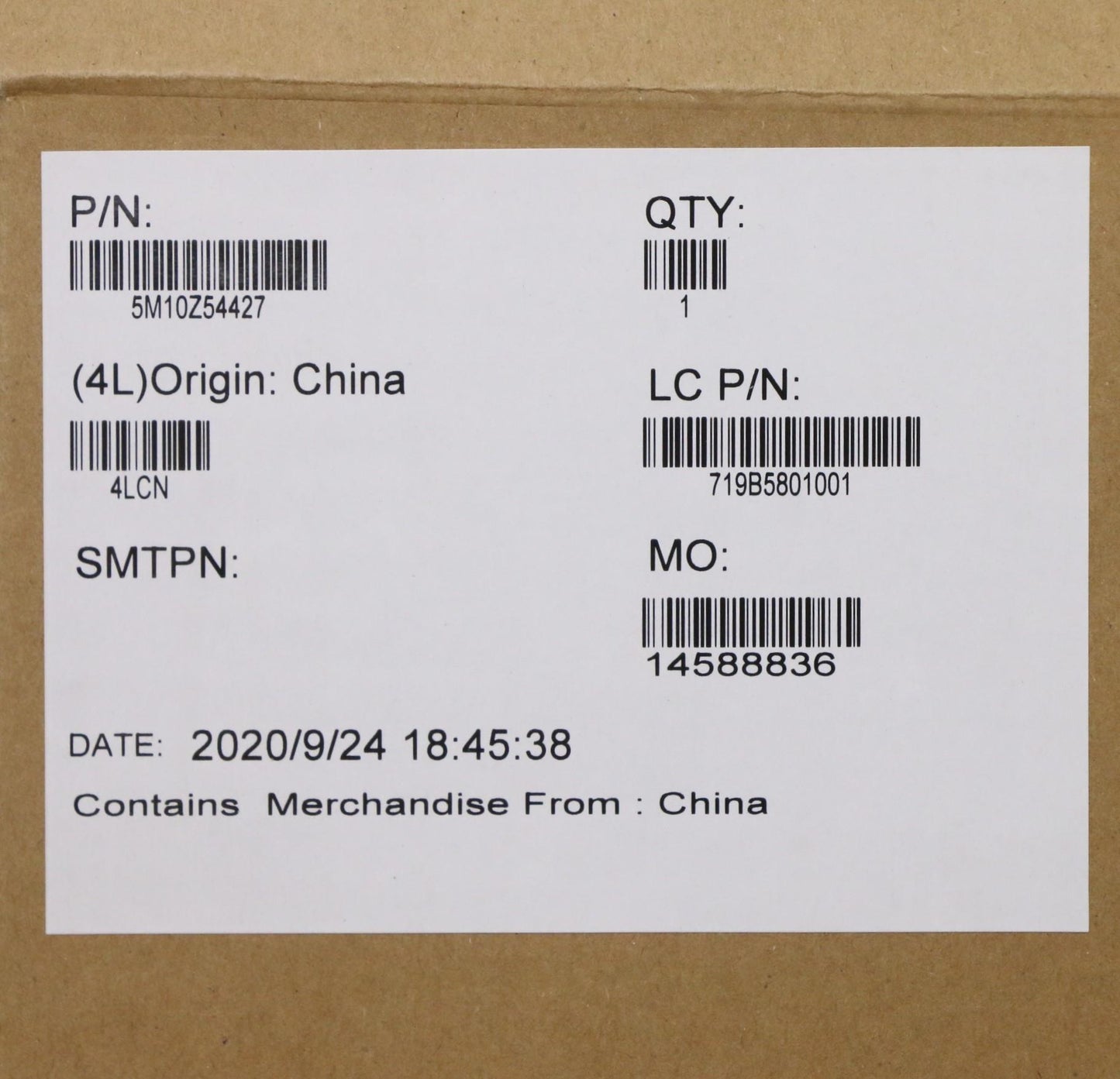 Lenovo Mech_Asm Uhd 500 Hdr400 3.5T-B - 5M10Z54427