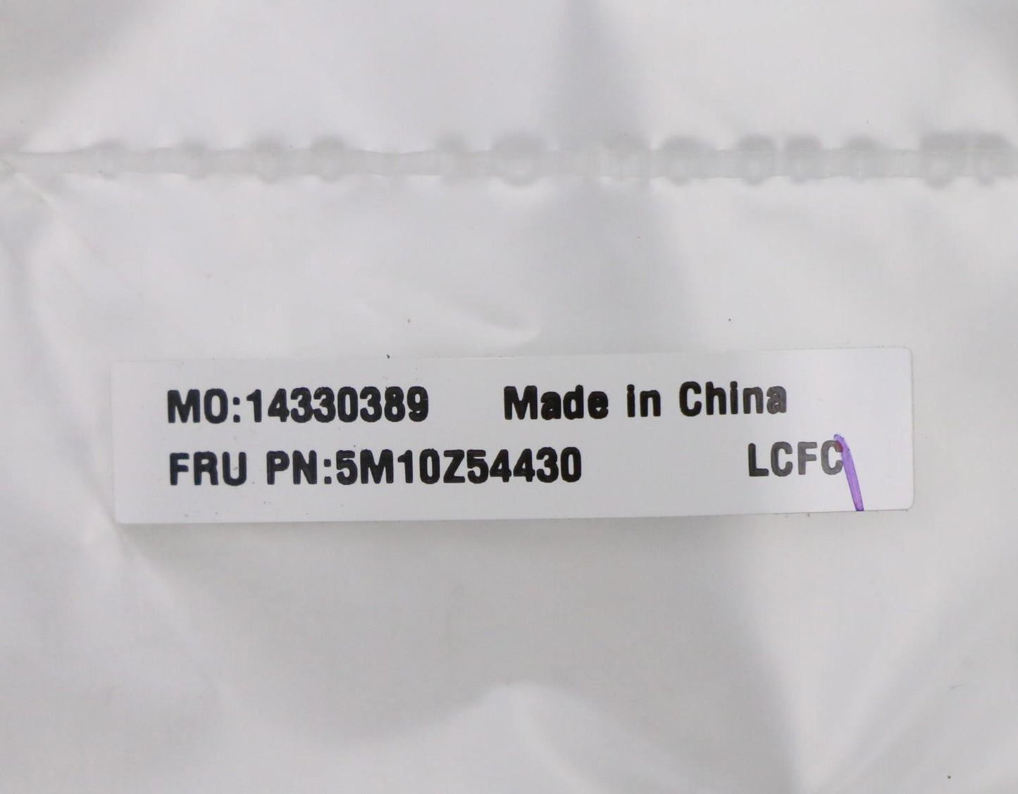 Lenovo Mech_Asm Fru Dummy Wwan Rubber - 5M10Z54430