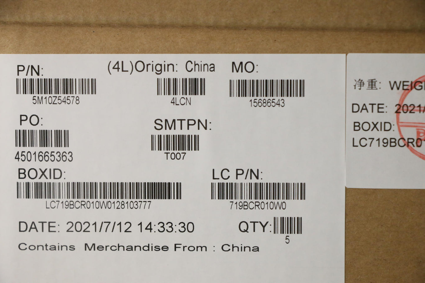 Lenovo Mech_Asm Kbd Thai(Pri) Pat Us - 5M10Z54578