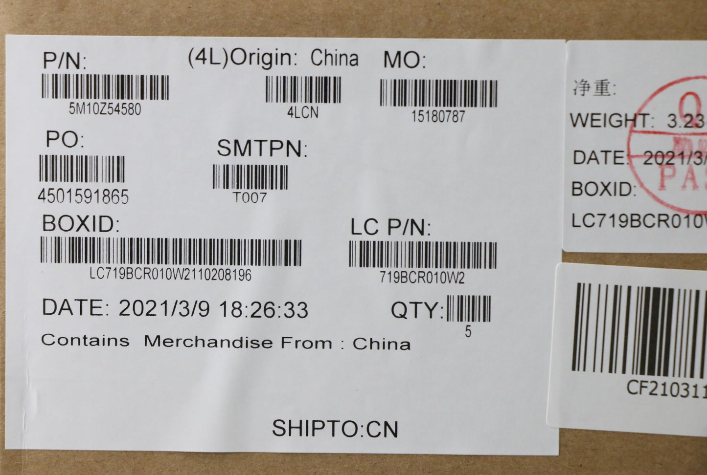 Lenovo Mech_Asm Kbd Thai(Sun) Pat Us - 5M10Z54580
