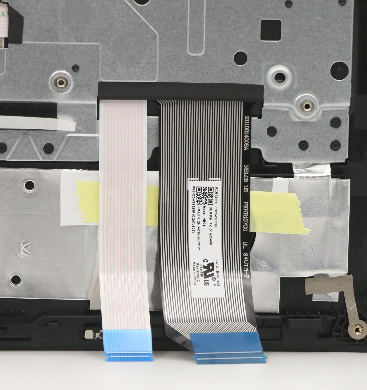 Lenovo C-Cover with Keyboard, USA English, Black, Fingerprint - 5M10Z54602