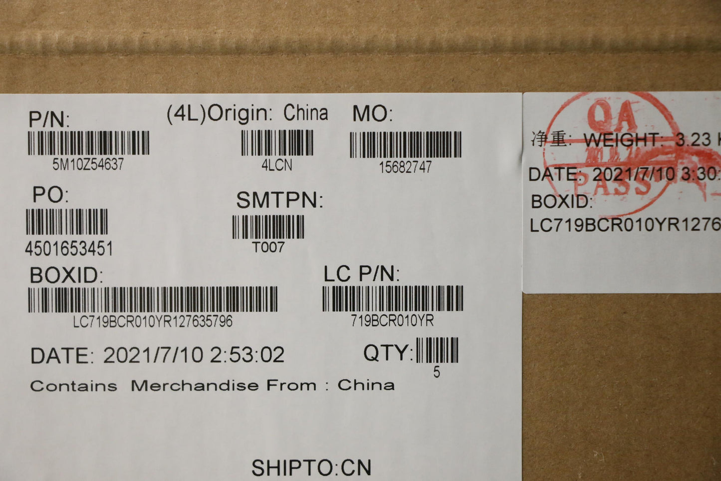 Lenovo Mech_Asm Kbd Ita(Sun) Pat Fpr - 5M10Z54637