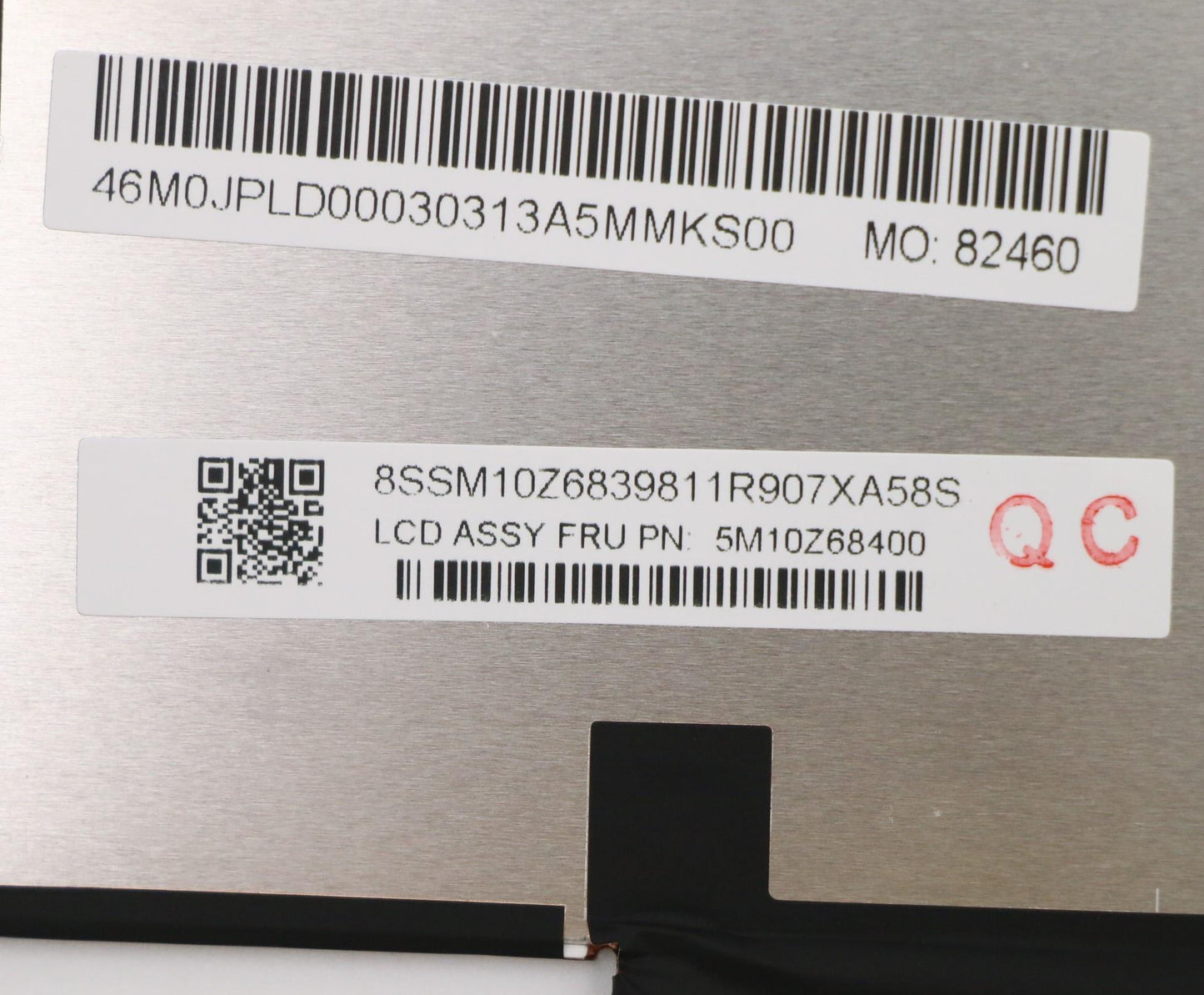 Lenovo LCD Module, 15.6" UHD, Non-Touch, Anti-Glare, IPS, Color Calibration - 5M10Z68400