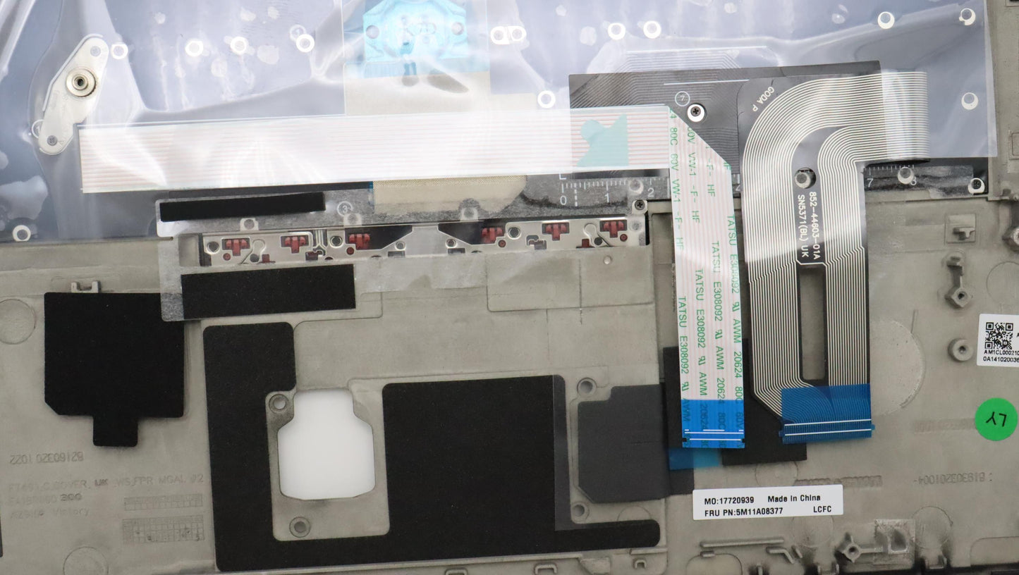 Lenovo Mech_Asm Fccover Kbd Bel_Uk(Lt - 5M11A08377