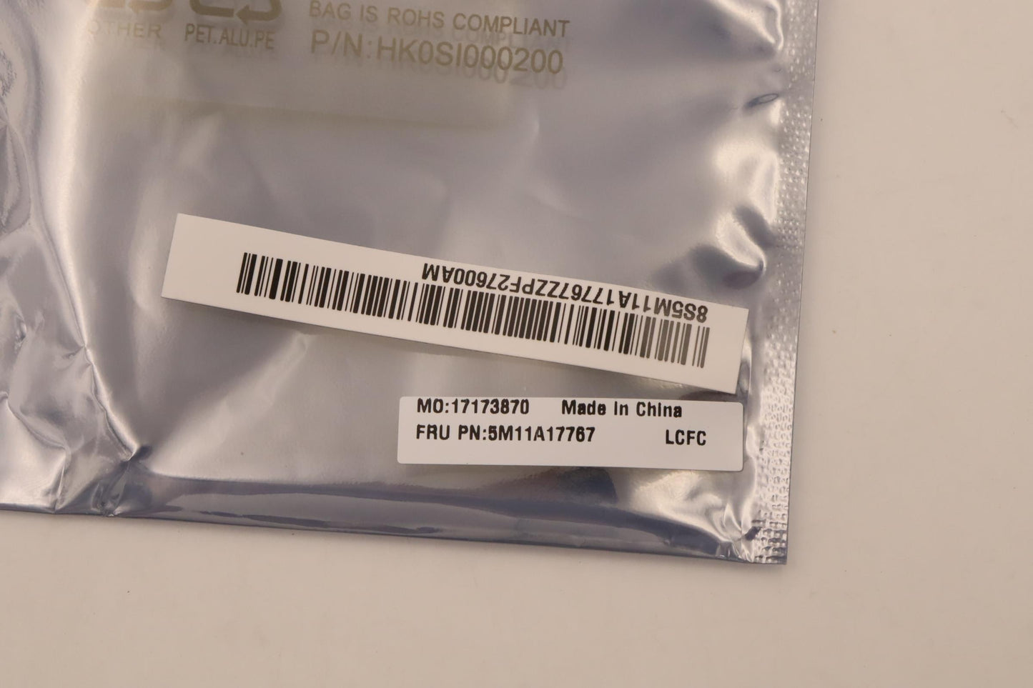 Lenovo CS21 2BCP, Glass, Black, SUN - 5M11A17767