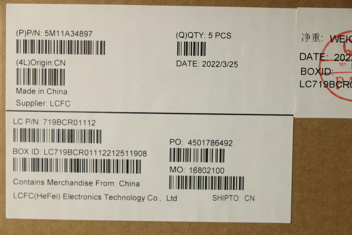 Lenovo Mech_Asm Kbd Hbw(Pri) Tex Us B - 5M11A34897