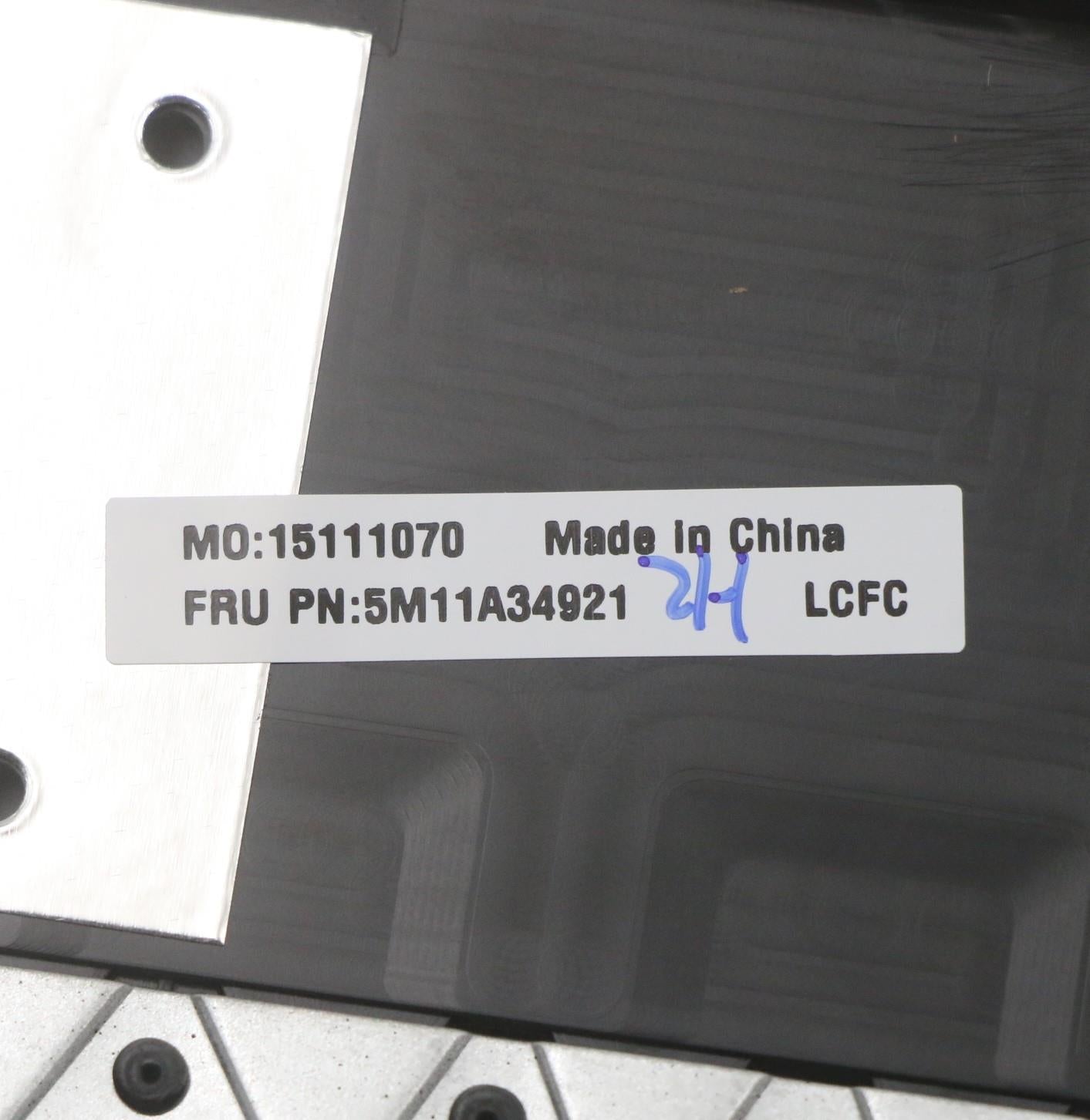 Lenovo C-Cover with Keyboard, USA English, Black, Fingerprint Sensor - 5M11A34921