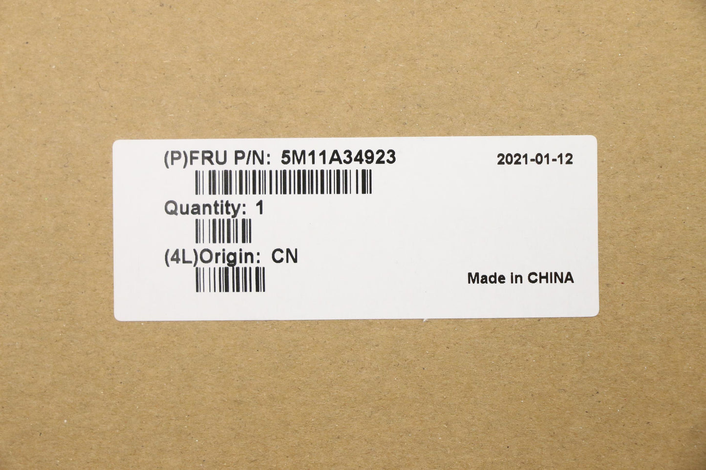 Lenovo Mech_Asm Kbd Eng(Sun) Tex Fpr - 5M11A34923