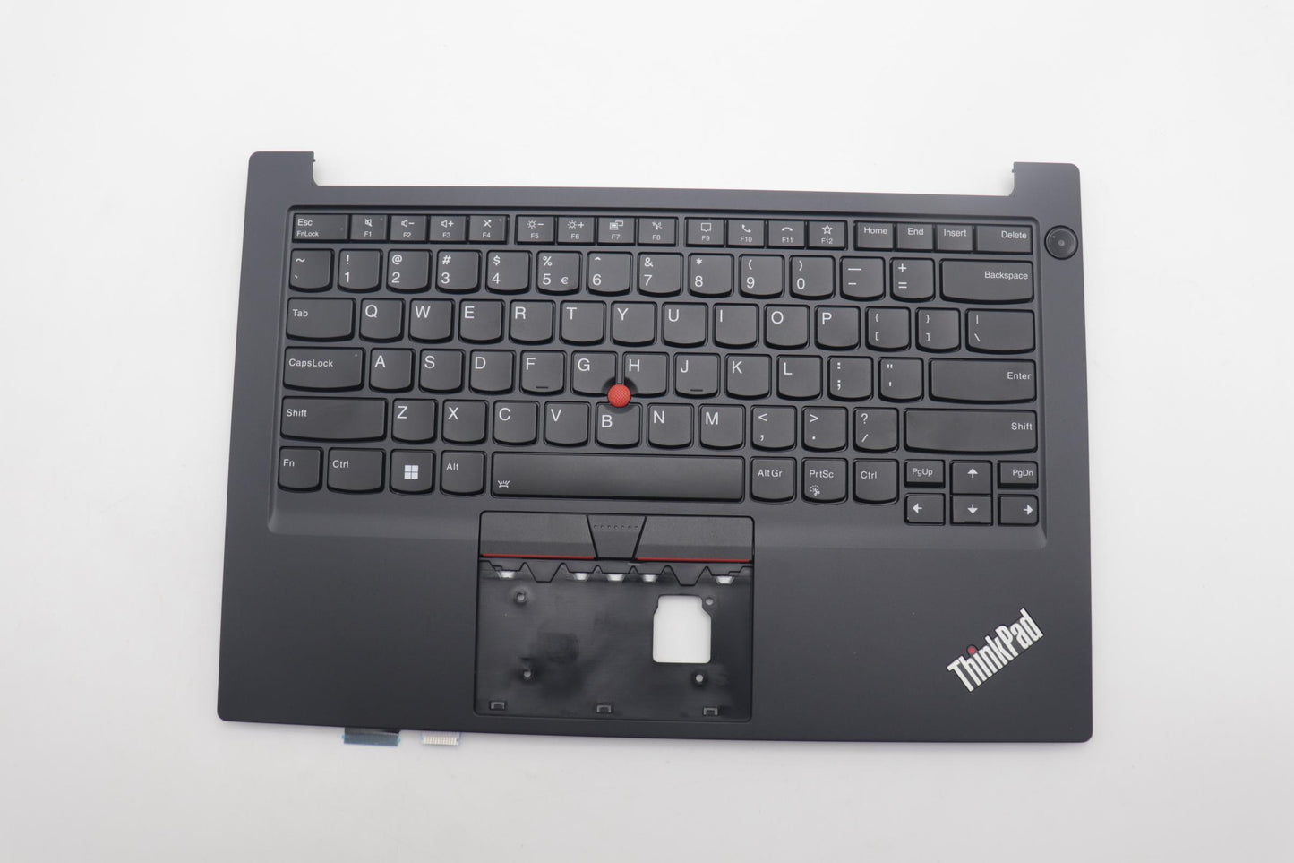 Lenovo Euro English Keyboard with C-Cover, Backlit, US Layout, Black - 5M11A35023