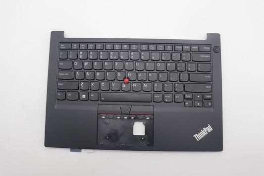 Lenovo Euro English Keyboard with C-Cover, Backlit, US Layout, Black - 5M11A35023