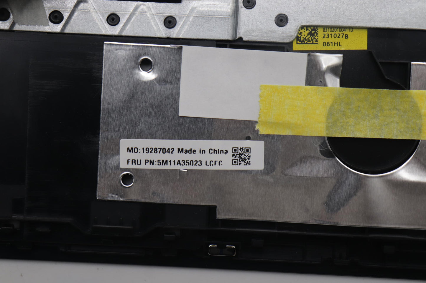 Lenovo Euro English Keyboard with C-Cover, Backlit, US Layout, Black - 5M11A35023