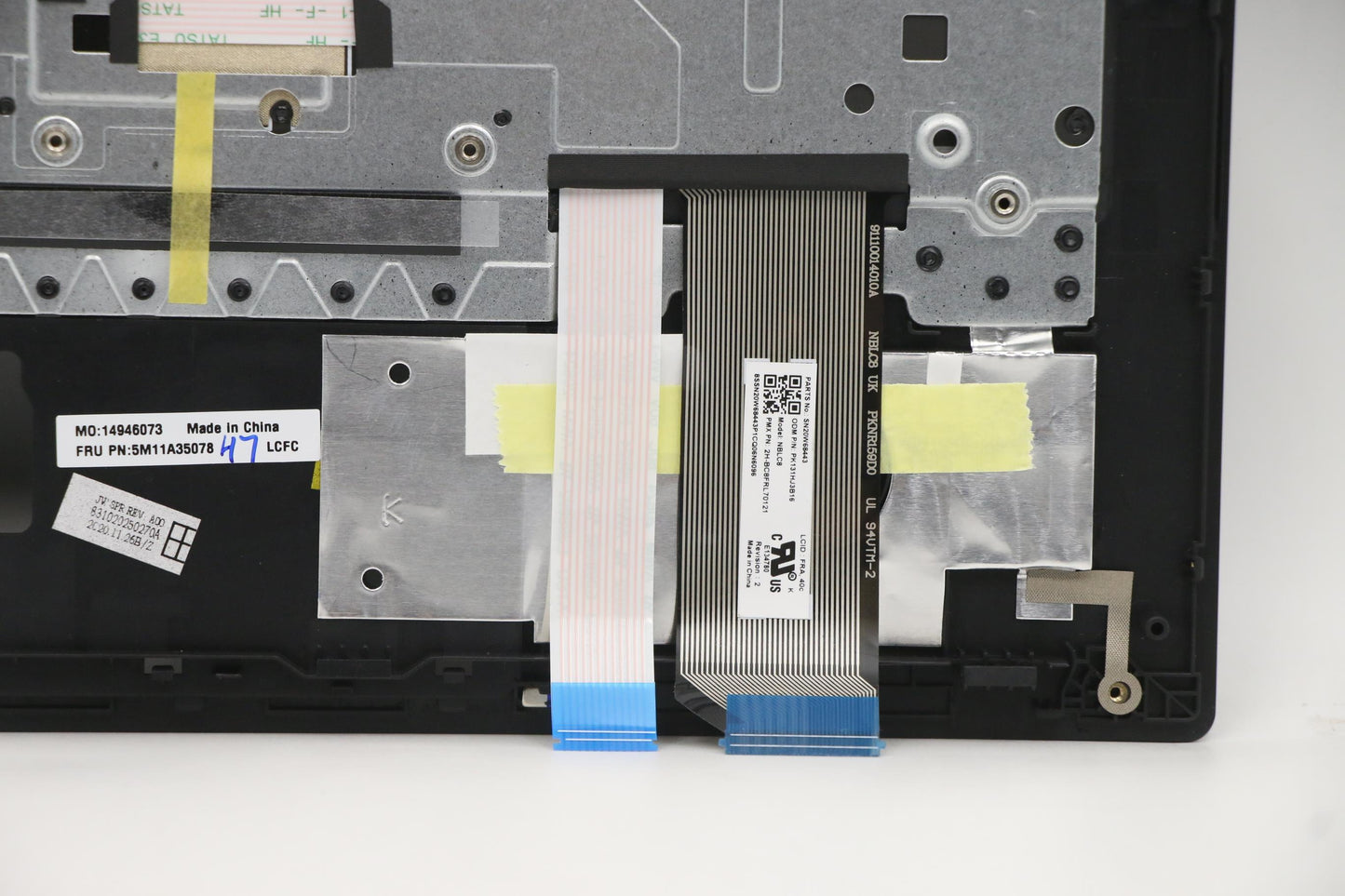 Lenovo Mech_Asm Kbd Fra Bl(Pri) Pat F - 5M11A35078