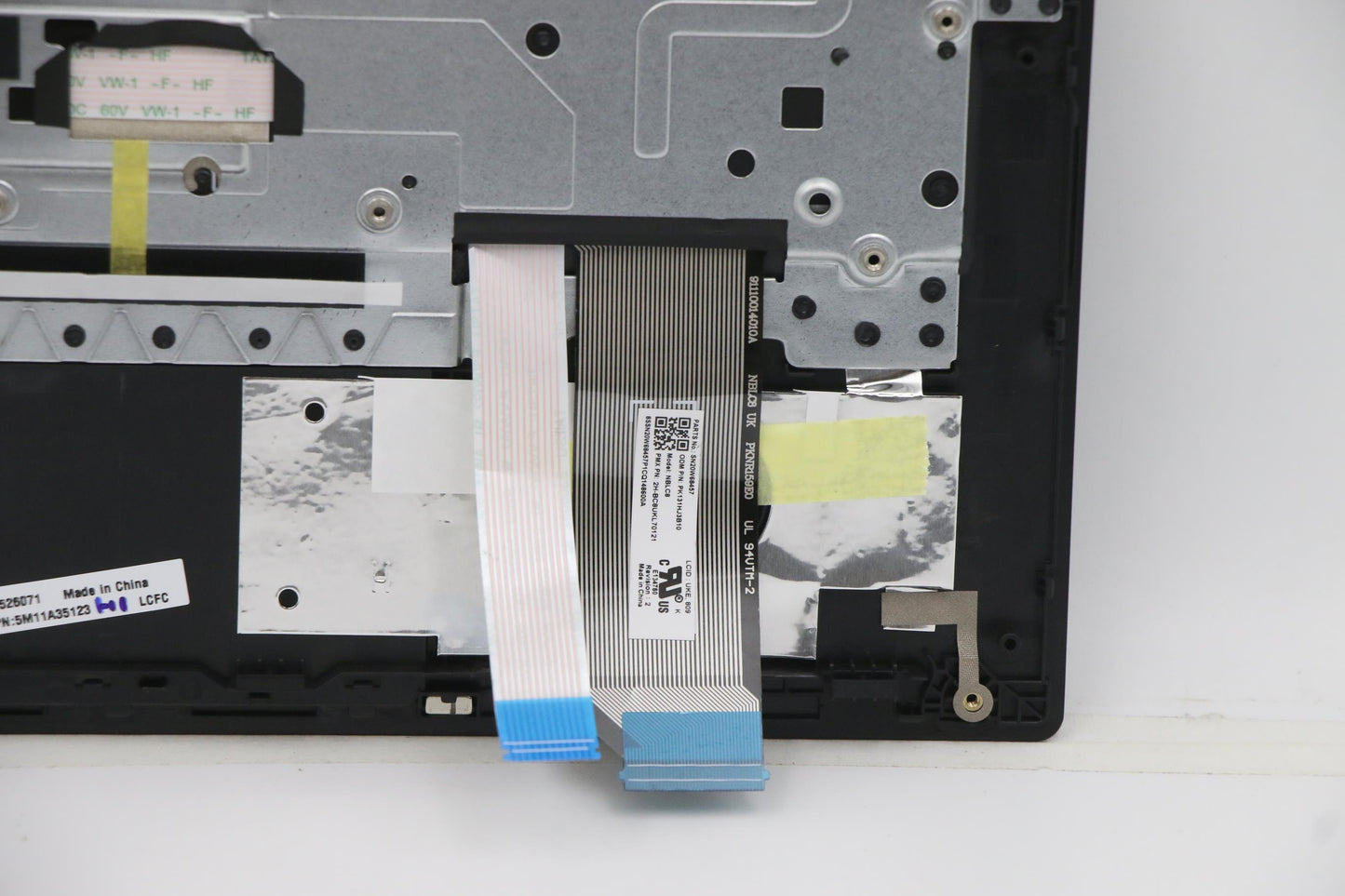 Lenovo C-Cover with Keyboard, UK English, Black, Backlit, Fingerprint Reader - 5M11A35123