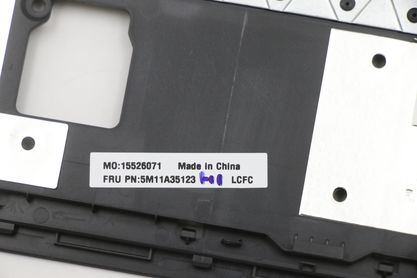 Lenovo C-Cover with Keyboard, UK English, Black, Backlit, Fingerprint Reader - 5M11A35123