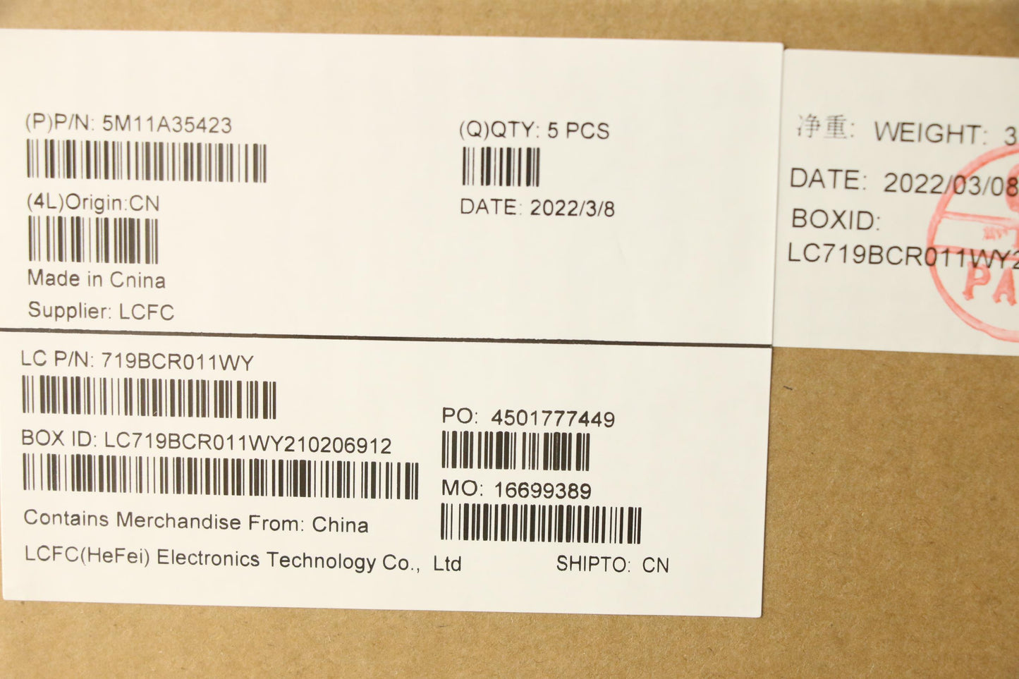 Lenovo Mech_Asm Kbd Ind Eng(Pri) Pat - 5M11A35423