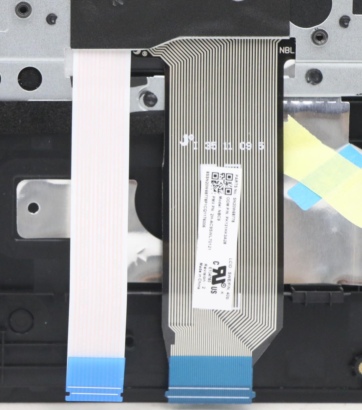 Lenovo Mech_Asm Kb Swe/Fin(P)Uk Bk - 5M11A35702