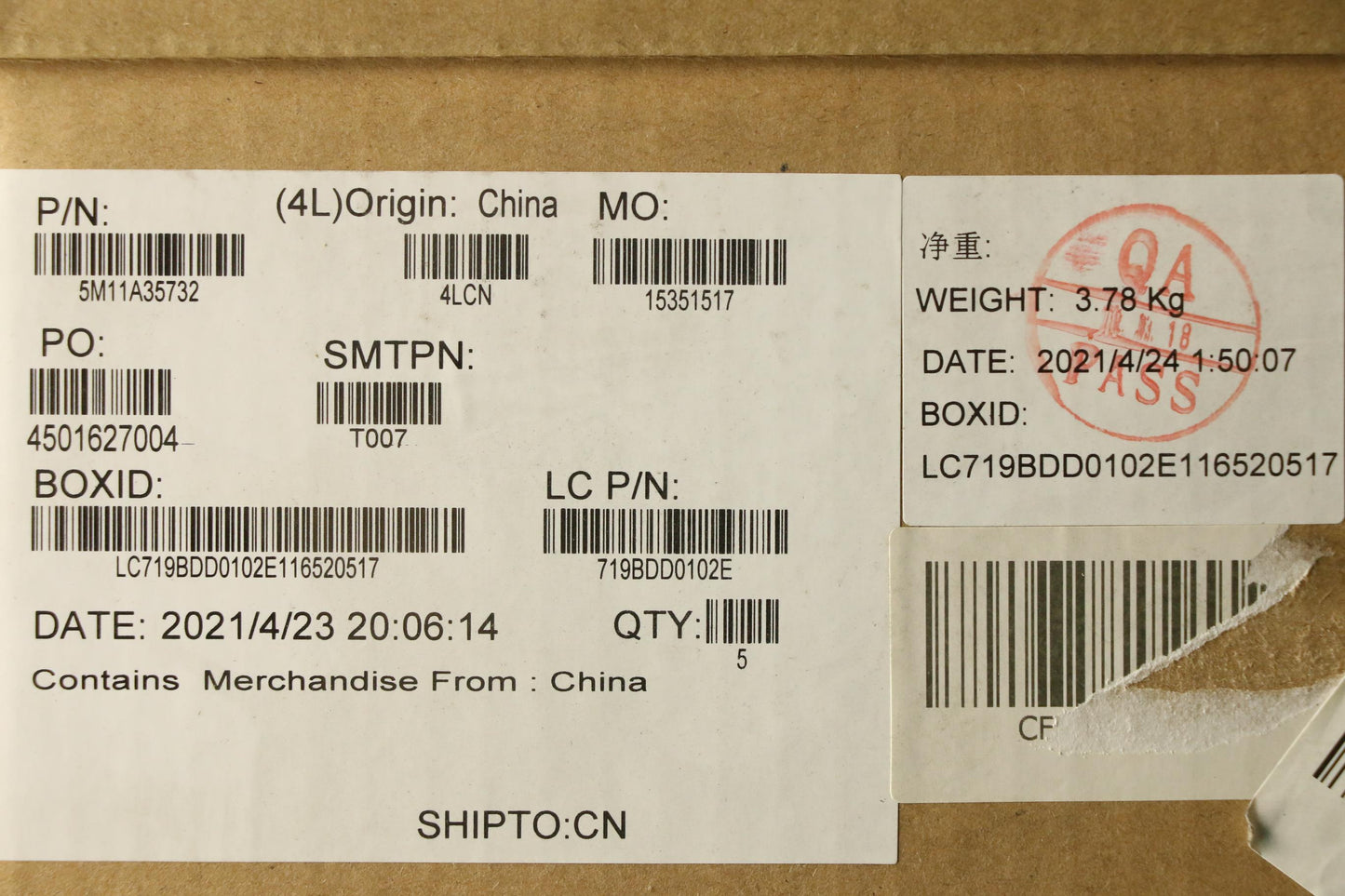 Lenovo Mech_Asm Kb Thai(P)Us Bk - 5M11A35732