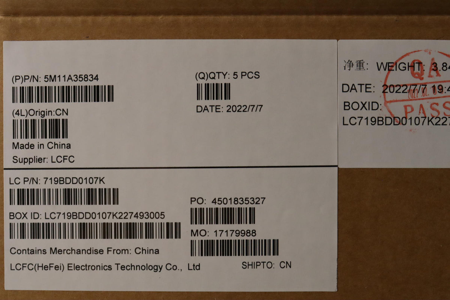 Lenovo Mech_Asm Kb Tc(P)Us Ebs Bk - 5M11A35834