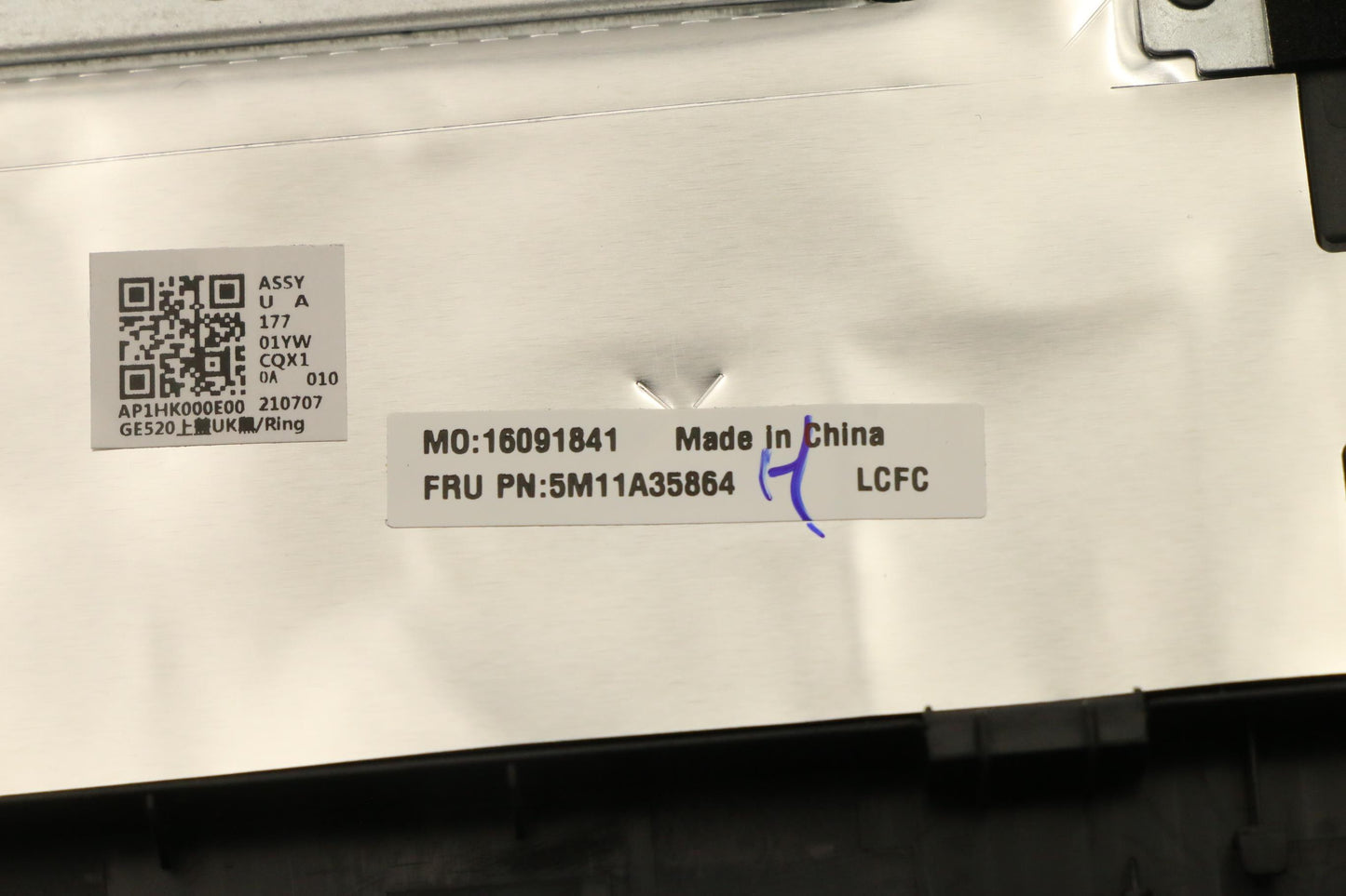 Lenovo Mech_Asm Kb 058 Fra(P)Fpr Uk B - 5M11A35864
