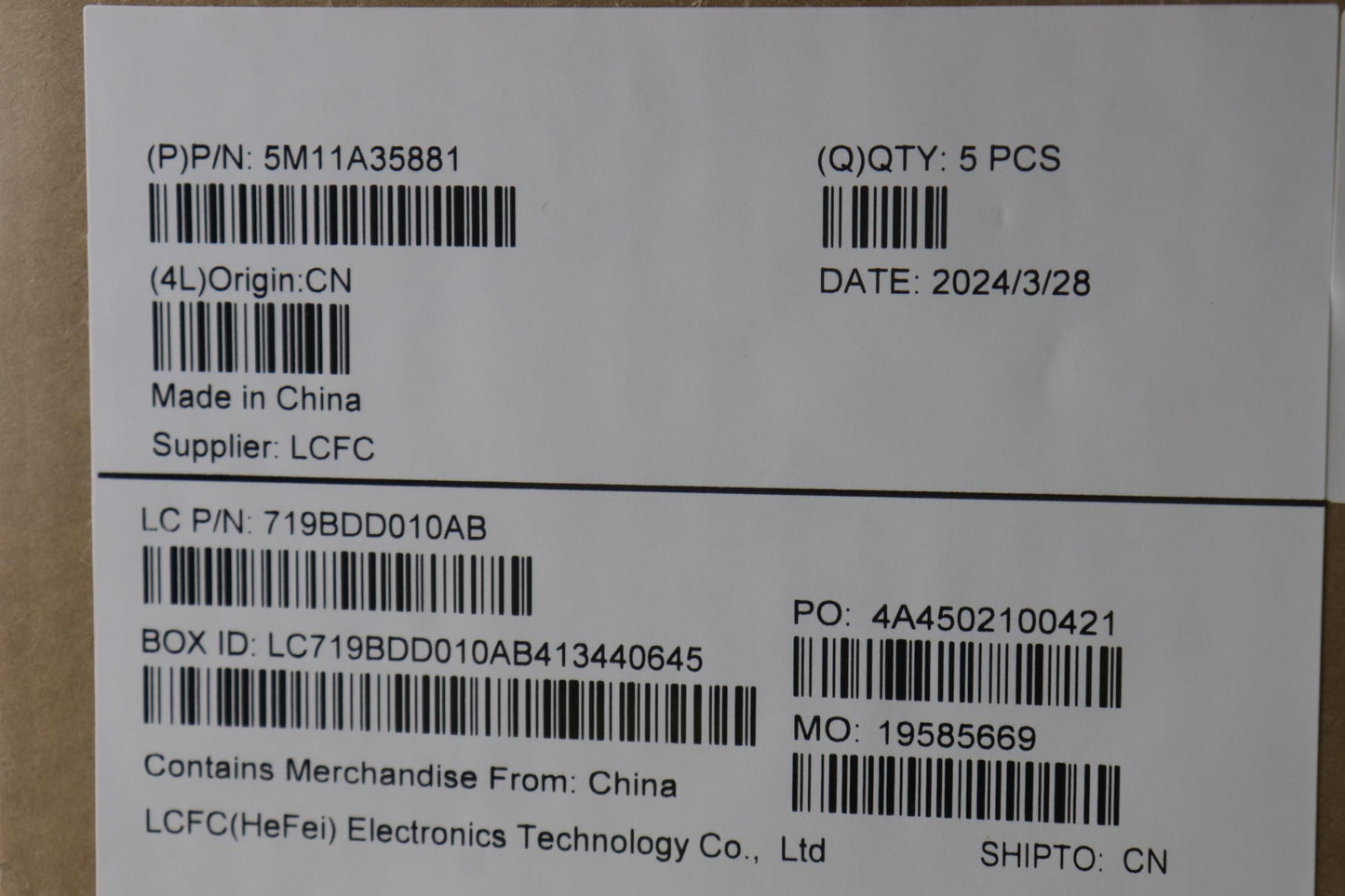 Lenovo Mech_Asm Kb Fra(S)Fpr Uk Bk - 5M11A35881
