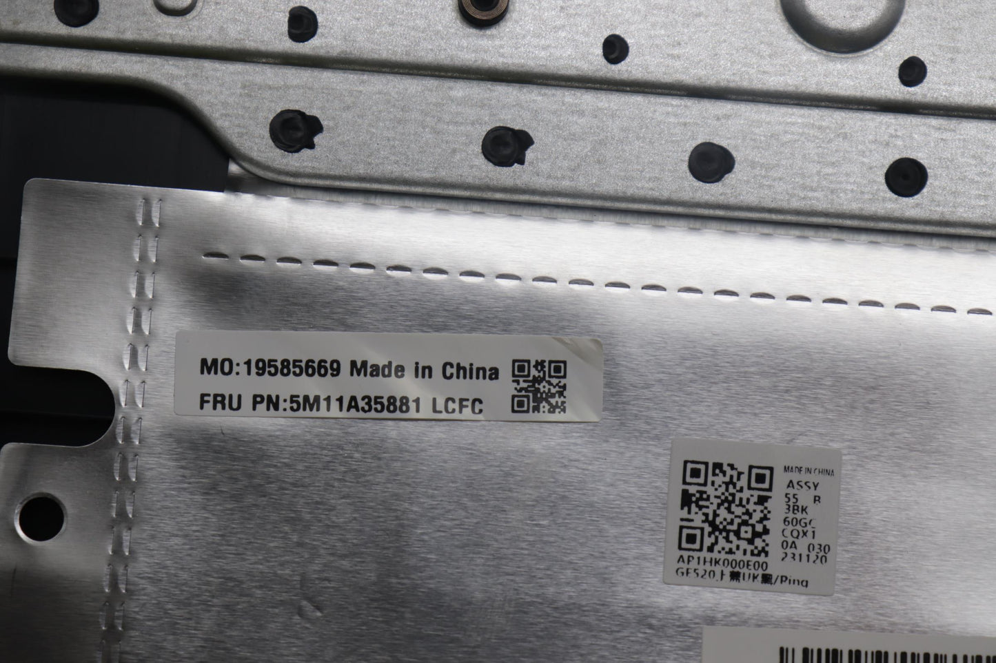 Lenovo Mech_Asm Kb Fra(S)Fpr Uk Bk - 5M11A35881