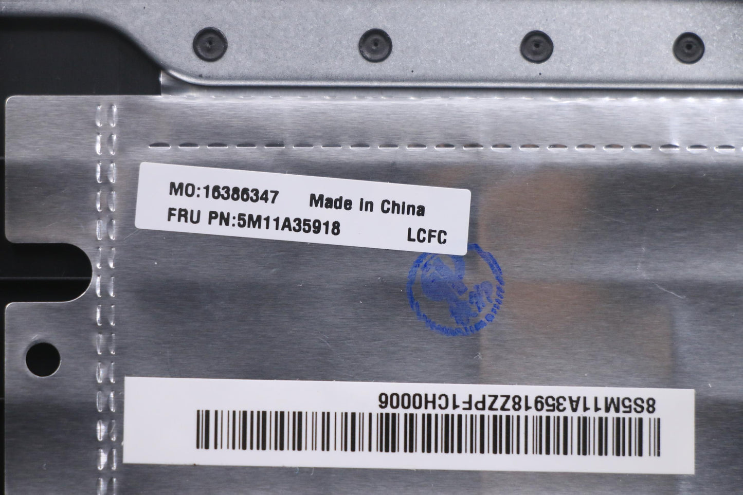 Lenovo Mech_Asm Kb Sws(P)Fpr Uk Bk - 5M11A35918