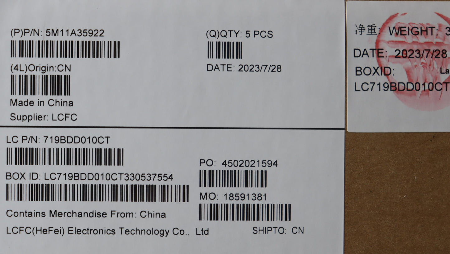 Lenovo Mech_Asm Kb Tur(T)Fpr Uk Bk - 5M11A35922