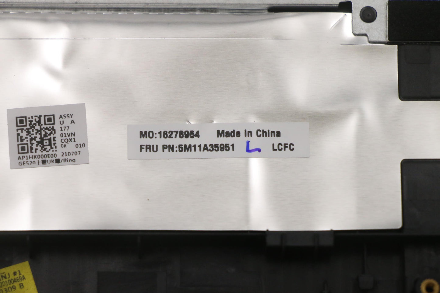 Lenovo Mech_Asm Kb La Spa(P)Fpr Uk Bk - 5M11A35951