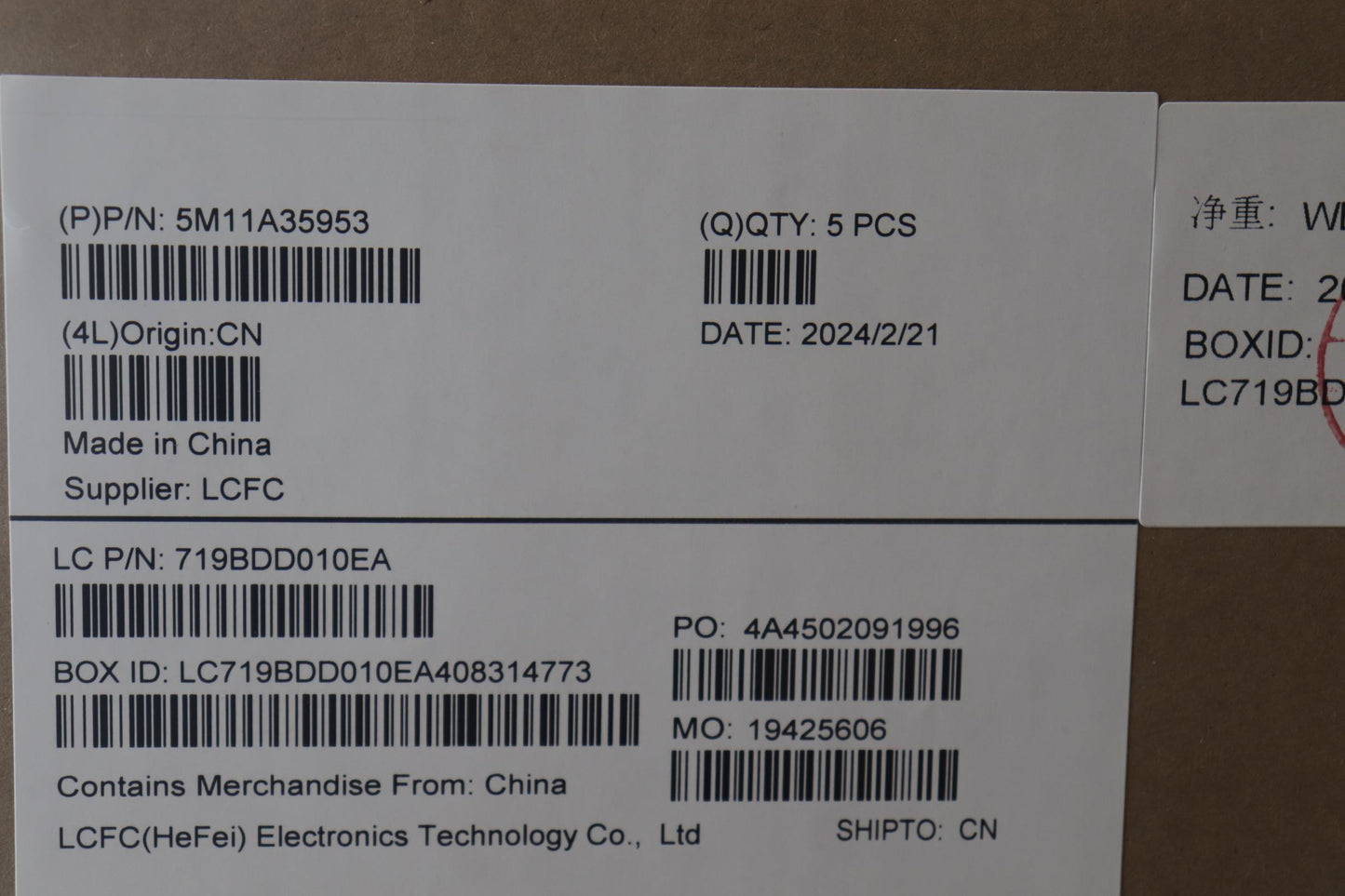 Lenovo Mech_Asm Kb La Spa(S)Fpr Uk Bk - 5M11A35953
