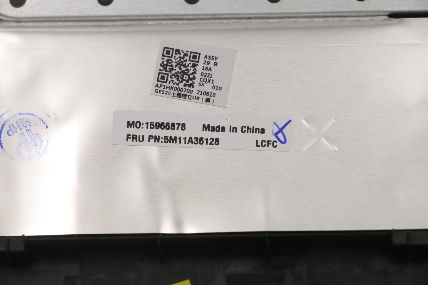 Lenovo Mech_Asm Kb Sws Bklt(P)Uk Bk - 5M11A36128