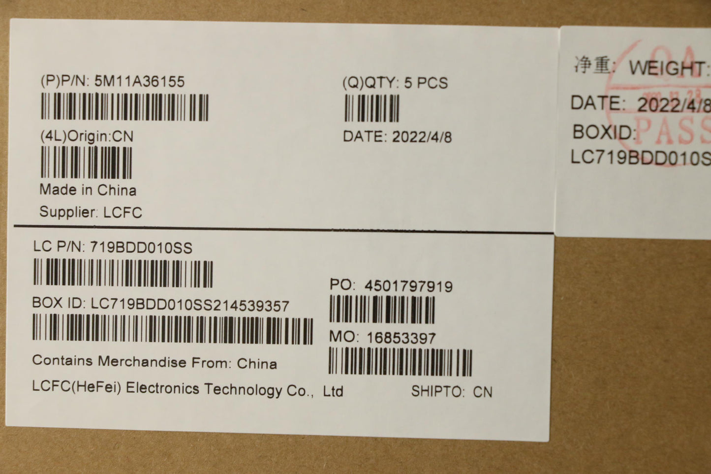 Lenovo Mech_Asm Kb Kor Bklt(P)Us Bk - 5M11A36155