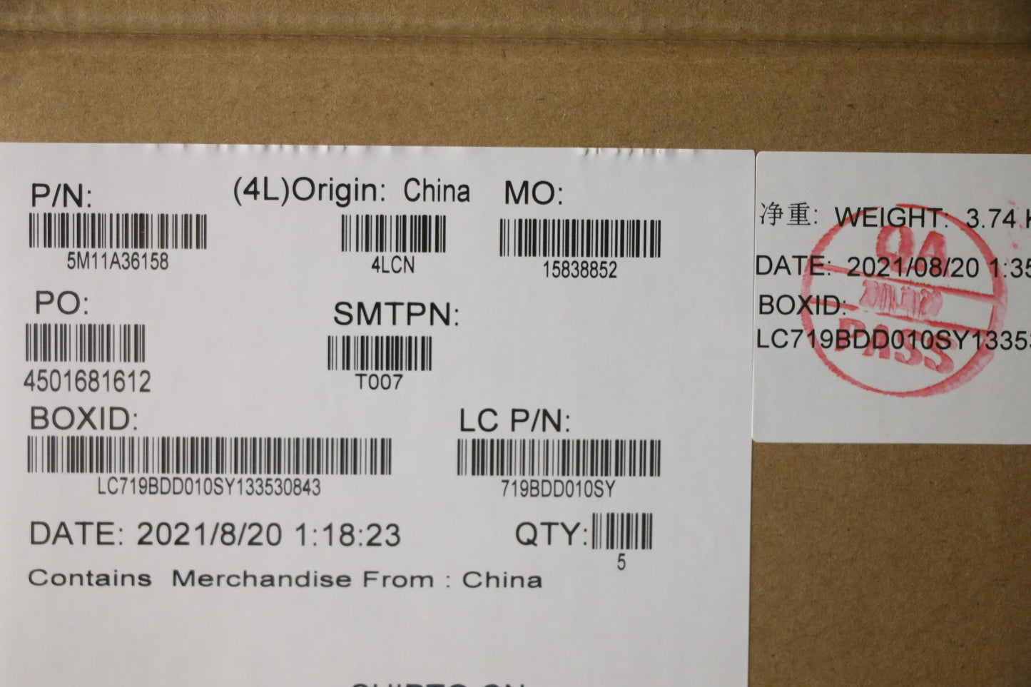 Lenovo Mech_Asm Kb Ind Eng Bklt(P)Us - 5M11A36158