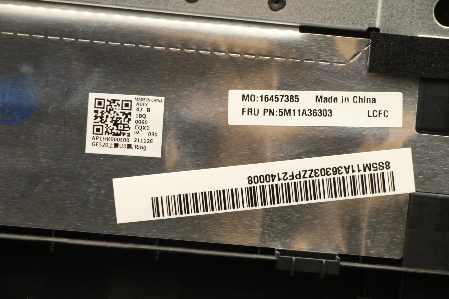 Lenovo Mech_Asm Kb Ger Bklt(T)Fpr Uk - 5M11A36303