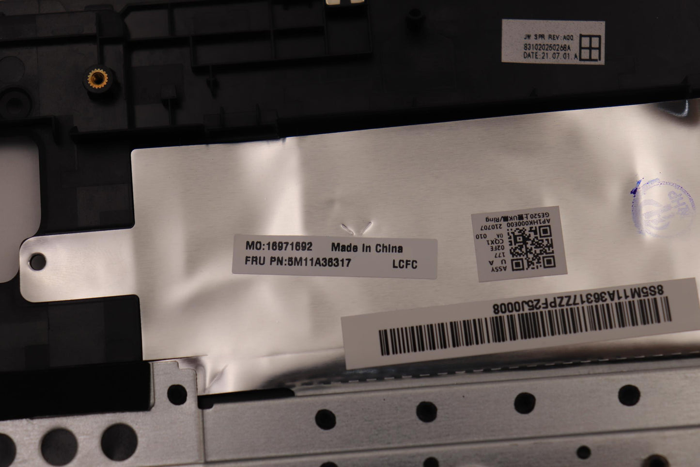 Lenovo Mech_Asm Kb Nor Bklt(P)Fpr Uk - 5M11A36317