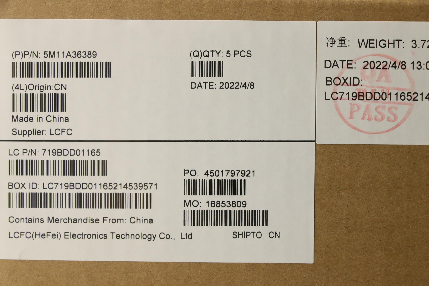 Lenovo Mech_Asm Kb 058 Fra Bklt(P)Fpr - 5M11A36389